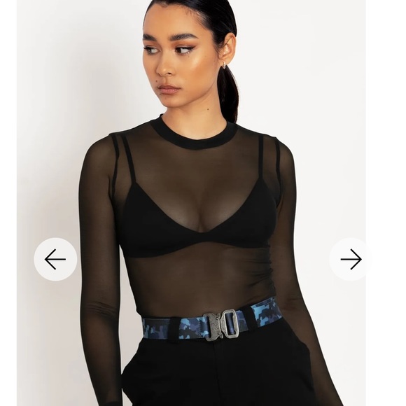 Blackmilk Accessories - Blackmilk Blue Camo Buckle Belt
